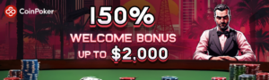 Bonus de bienvenue CoinPoker de 150%