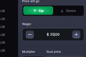 3. Choose a Wager